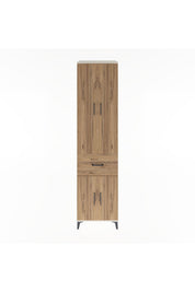 Hyperion Dolap 5 Raflı Tek Çekmeceli 4 Kapaklı 60x44x243 Aytaşı-Çam