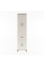 Hyperion Dolap 5 Raflı Tek Çekmeceli 4 Kapaklı 60x44x243 Çam-Aytaşı