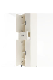 Hyperion Dolap 5 Raflı Tek Çekmeceli 4 Kapaklı 60x44x243 Aytaşı-Aytaşı