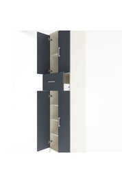 Hyperion Dolap 5 Raflı Tek Çekmeceli 4 Kapaklı 60x44x243 Aytaşı-Antrasit