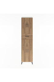 Hyperion Dolap 5 Raflı Tek Çekmeceli 4 Kapaklı 60x44x243 Aytaşı-Çam