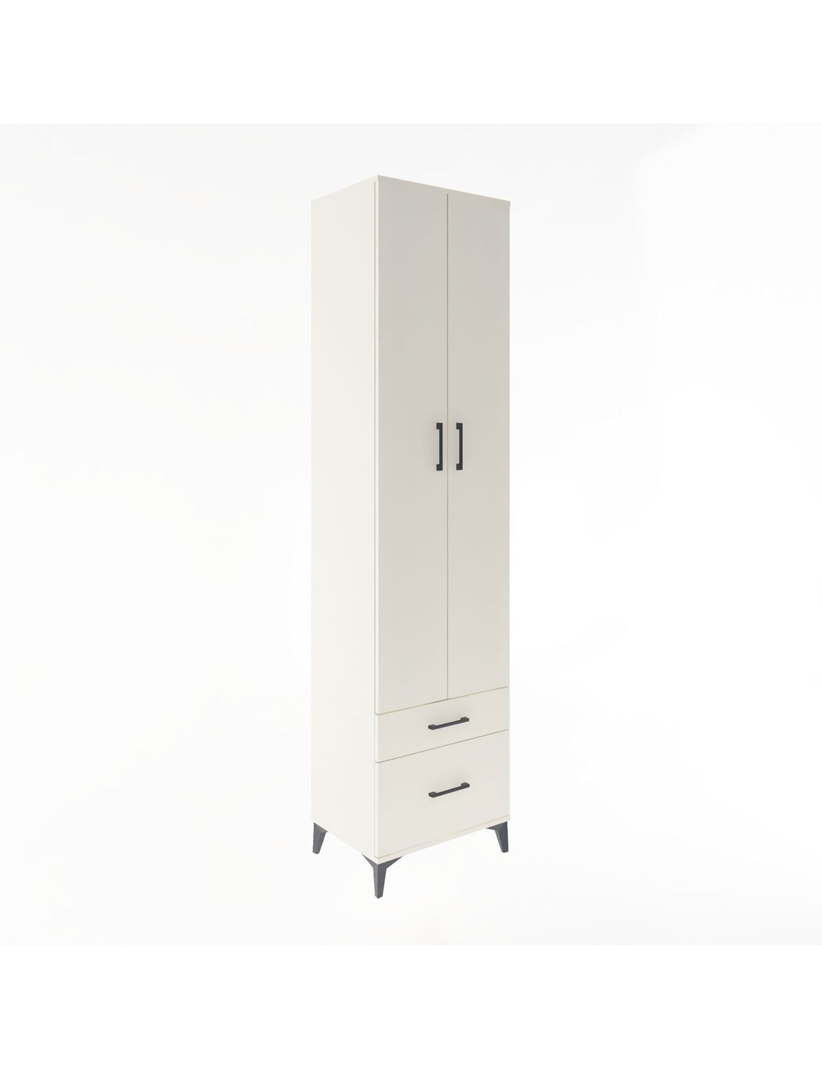 Hyperion Dolap 5 Raflı 2 Çekmeceli 2 Kapaklı 60x44x243 Aytaşı-Aytaşı