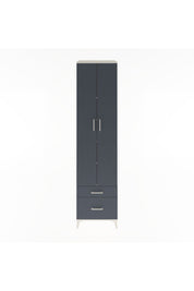 Hyperion Dolap 5 Raflı 2 Çekmeceli 2 Kapaklı 60x44x243 Aytaşı-Antrasit