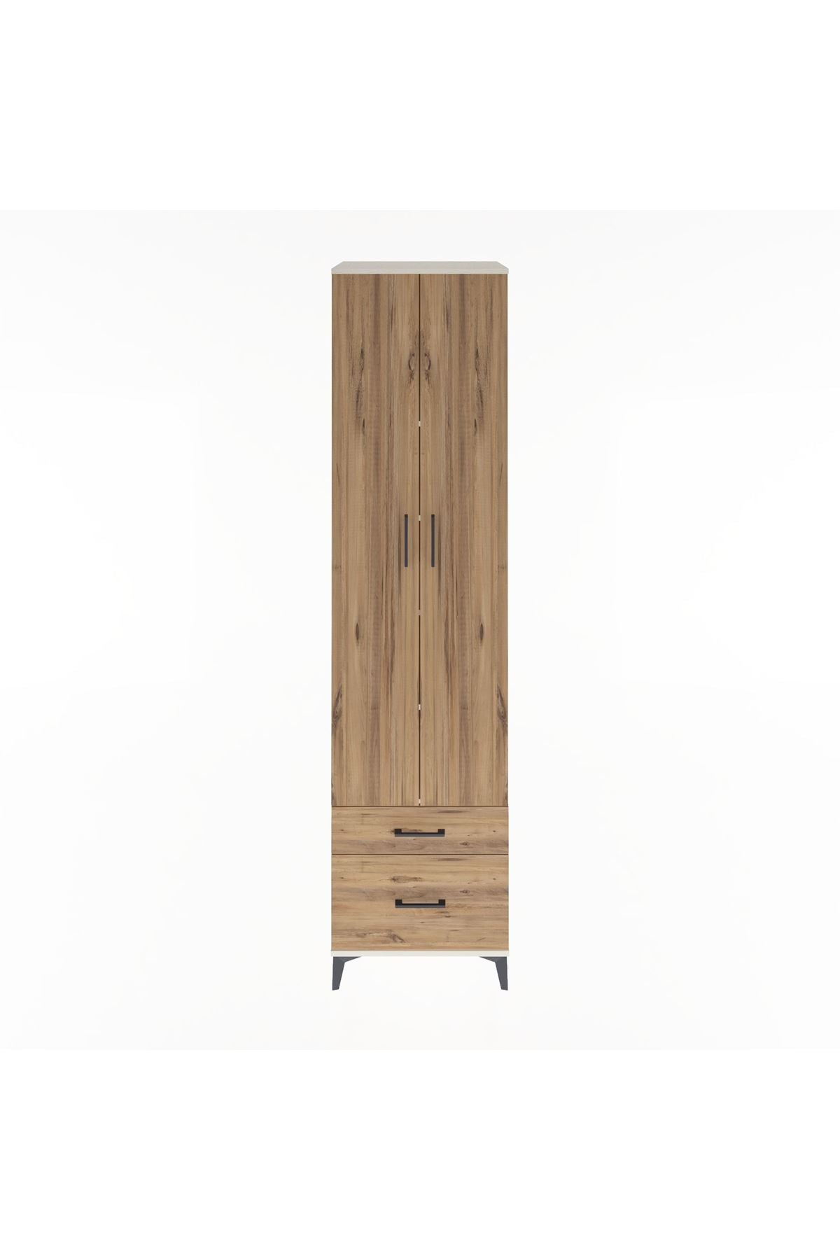 Hyperion Dolap 5 Raflı 2 Çekmeceli 2 Kapaklı 60x44x243 Aytaşı-Çam