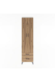 Hyperion Dolap 5 Raflı 2 Çekmeceli 2 Kapaklı 60x44x243 Aytaşı-Çam