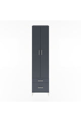 Hyperion Dolap 5 Raflı 2 Çekmeceli 2 Kapaklı 60x44x243