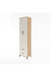 Hyperion Dolap 5 Raflı 2 Çekmeceli 2 Kapaklı 60x44x243 Çam-Aytaşı