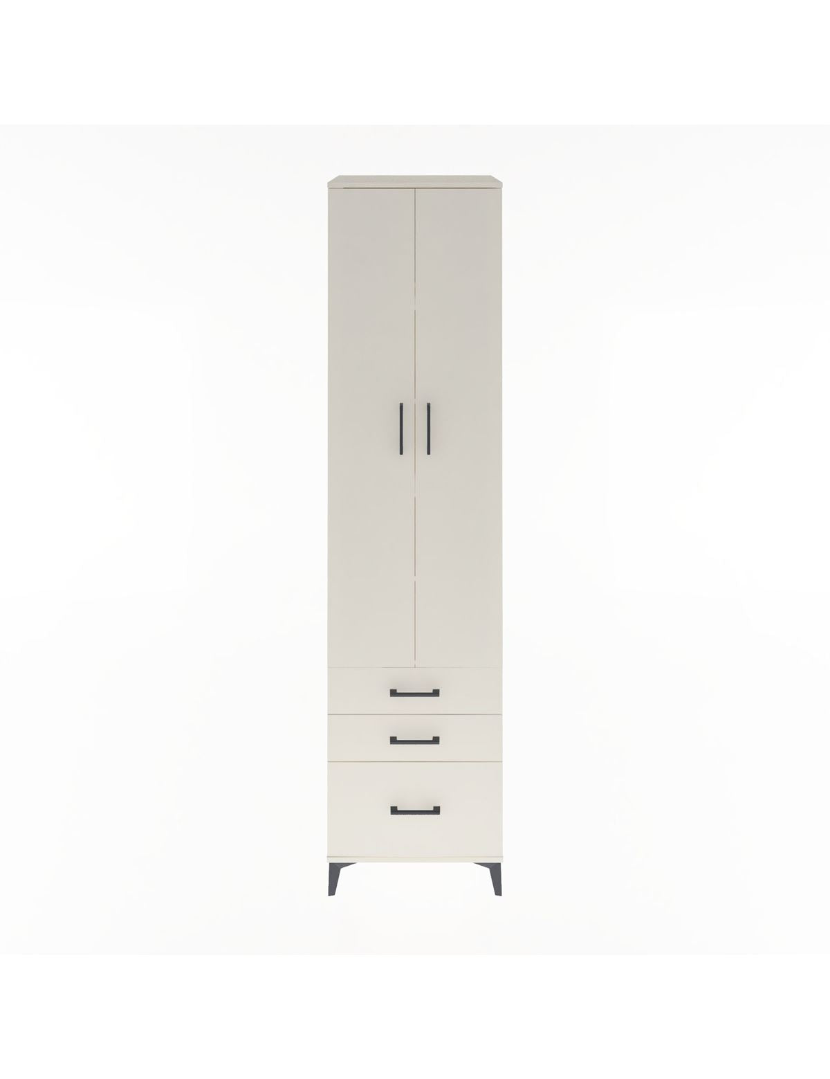 Hyperion Dolap 5 Raflı 3 Çekmeceli 2 Kapaklı 60x44x243 Aytaşı-Aytaşı