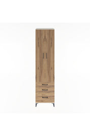 Hyperion Dolap 5 Raflı 3 Çekmeceli 2 Kapaklı 60x44x243 Aytaşı-Çam