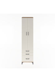 Hyperion Dolap 5 Raflı 3 Çekmeceli 2 Kapaklı 60x44x243 Çam-Aytaşı