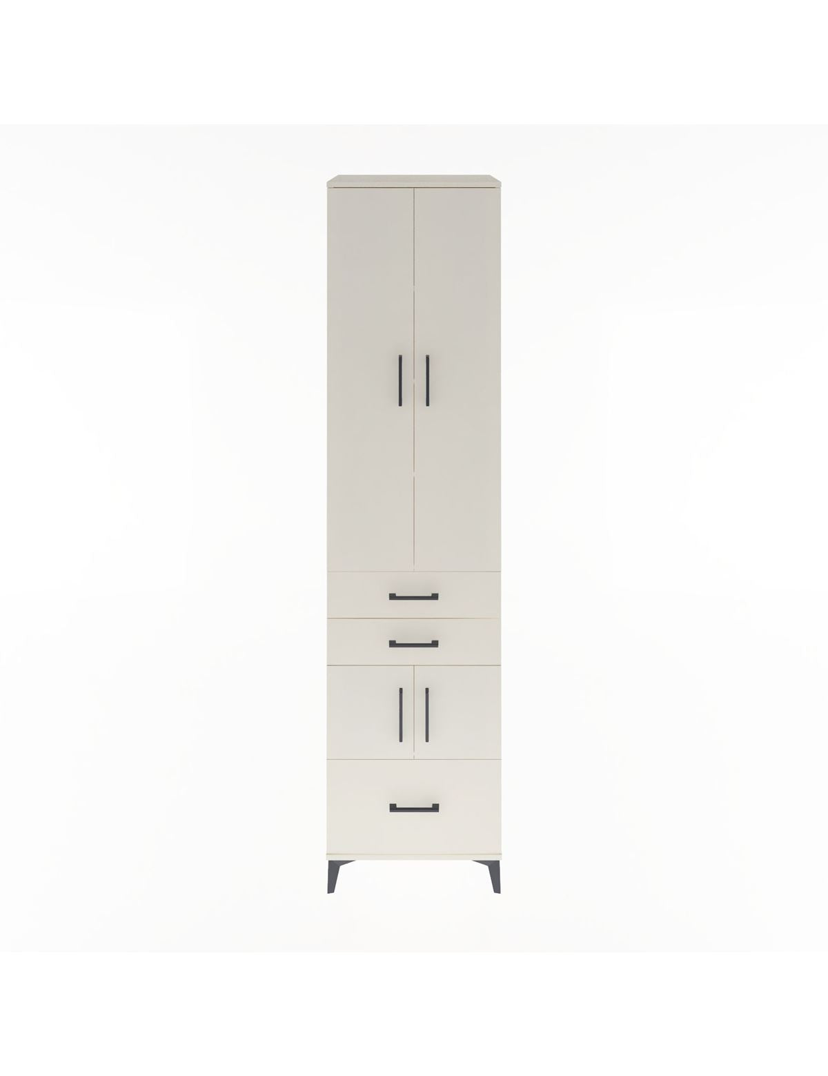 Hyperion Dolap 5 Raflı 3 Çekmeceli 4 Kapaklı 60x44x243 Aytaşı-Aytaşı