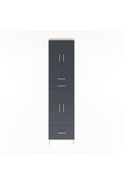 Hyperion Dolap 5 Raflı 3 Çekmeceli 4 Kapaklı 60x44x243 Aytaşı-Antrasit