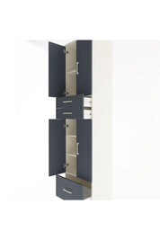 Hyperion Dolap 5 Raflı 3 Çekmeceli 4 Kapaklı 60x44x243 Aytaşı-Antrasit