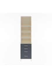 Hyperion Dolap 4 Raflı 4 Çekmeceli 60x44x243 Aytaşı-Antrasit