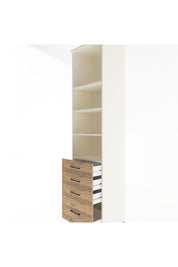 Hyperion Dolap 4 Raflı 4 Çekmeceli 60x44x243 Aytaşı-Çam