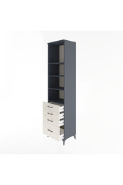 Hyperion Dolap 4 Raflı 4 Çekmeceli 60x44x243 Antrasit-Aytaşı