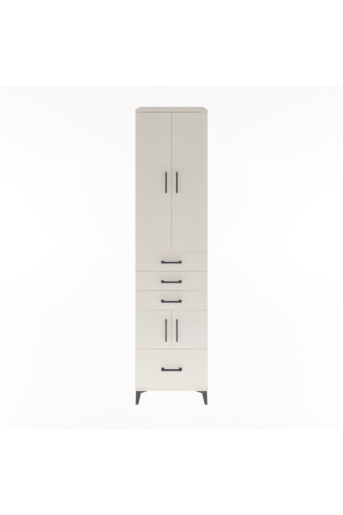 Hyperion Dolap 4 Raflı 4 Çekmeceli 4 Kapaklı 60x44x243 Aytaşı-Aytaşı