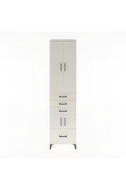 Hyperion Dolap 4 Raflı 4 Çekmeceli 4 Kapaklı 60x44x243 Aytaşı-Aytaşı