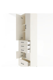 Hyperion Dolap 4 Raflı 4 Çekmeceli 4 Kapaklı 60x44x243 Aytaşı-Aytaşı