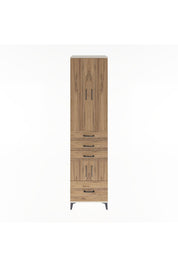 Hyperion Dolap 4 Raflı 4 Çekmeceli 4 Kapaklı 60x44x243 Aytaşı-Çam