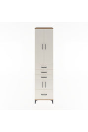 Hyperion Dolap 4 Raflı 4 Çekmeceli 4 Kapaklı 60x44x243 Çam-Aytaşı