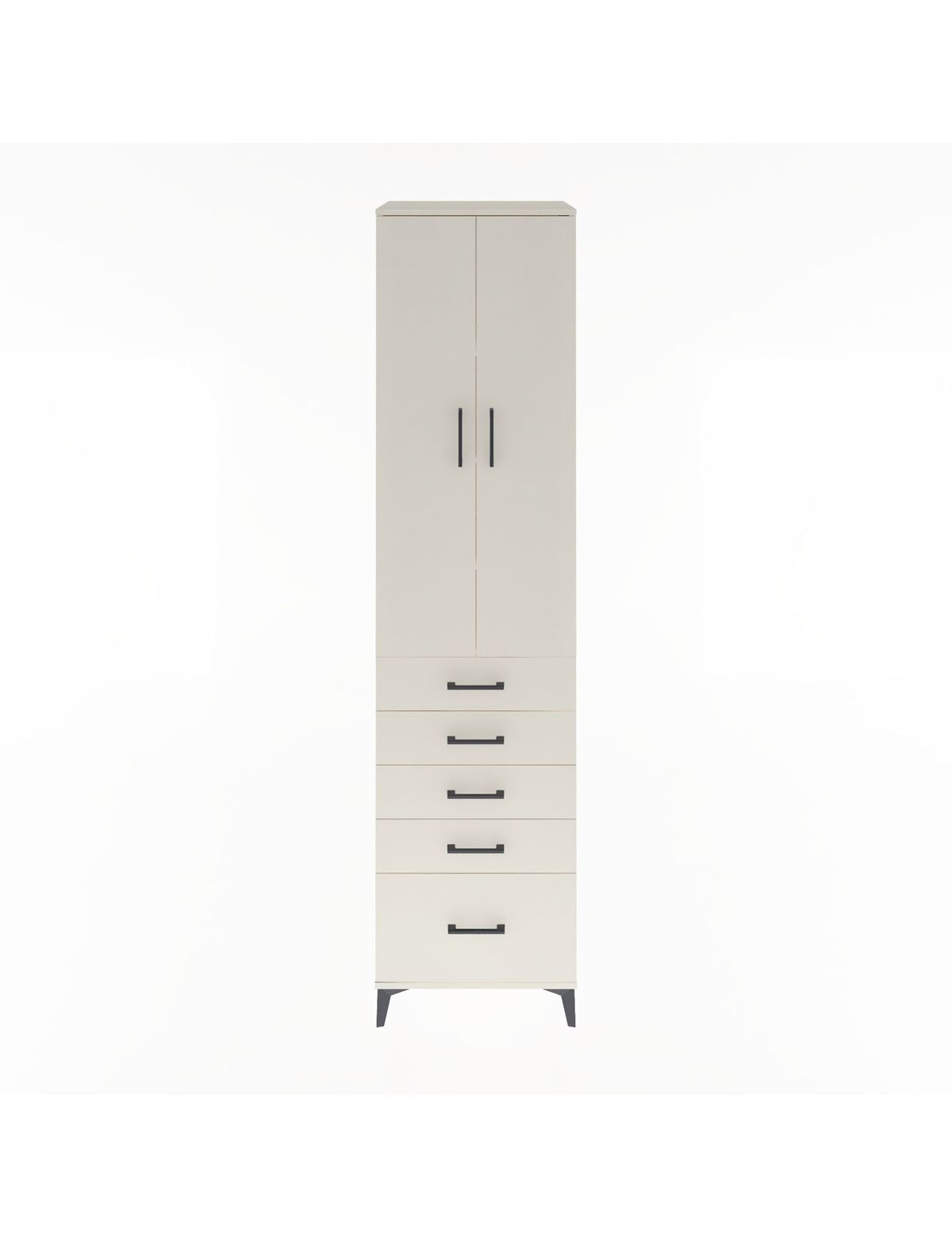 Hyperion Dolap 4 Raflı 5 Çekmeceli 2 Kapaklı 60x44x243 Aytaşı-Aytaşı