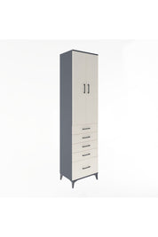 Hyperion Dolap 4 Raflı 5 Çekmeceli 2 Kapaklı 60x44x243 - S65M013V4B