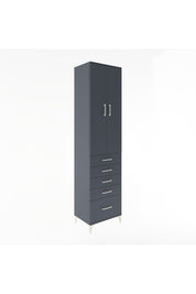 Hyperion Dolap 4 Raflı 5 Çekmeceli 2 Kapaklı 60x44x243 - S65M013V5B