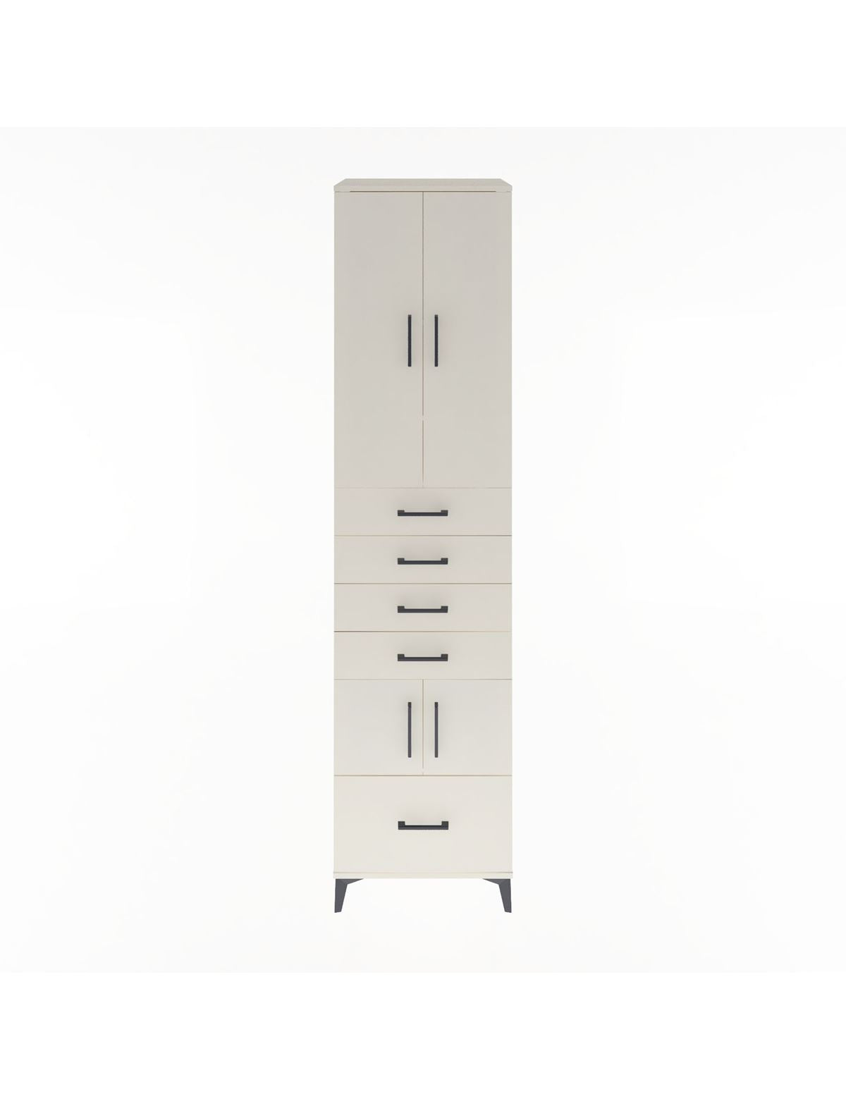 Hyperion Dolap 4 Raflı 5 Çekmeceli 4 Kapaklı 60x44x243 Aytaşı-Aytaşı