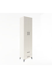 Hyperion Dolap 5 Raflı 2 Çekmeceli 2 Kapaklı 60x44x243 Aytaşı-Aytaşı