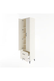 Hyperion Dolap 5 Raflı 2 Çekmeceli 2 Kapaklı 60x44x243 Aytaşı-Aytaşı