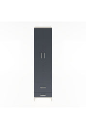 Hyperion Dolap 5 Raflı 2 Çekmeceli 2 Kapaklı 60x44x243 Aytaşı-Antrasit