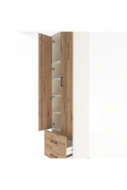 Hyperion Dolap 5 Raflı 2 Çekmeceli 2 Kapaklı 60x44x243 Aytaşı-Çam