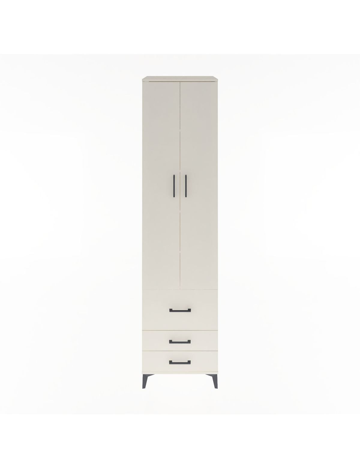 Hyperion Dolap 5 Raflı 3 Çekmeceli 2 Kapaklı 60x44x243 Aytaşı-Aytaşı