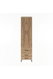 Hyperion Dolap 5 Raflı 3 Çekmeceli 2 Kapaklı 60x44x243 Aytaşı-Çam