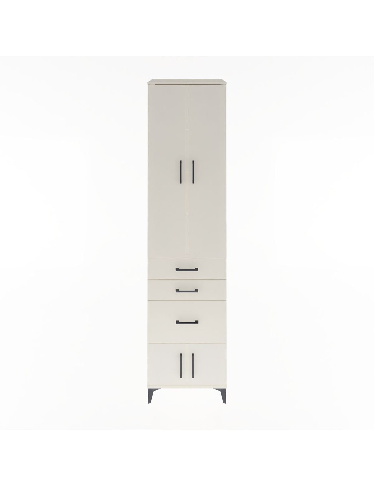 Hyperion Dolap 4 Raflı 3 Çekmeceli 4 Kapaklı 60x44x243 Aytaşı-Aytaşı