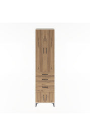 Hyperion Dolap 4 Raflı 3 Çekmeceli 4 Kapaklı 60x44x243 Aytaşı-Çam