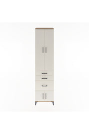 Hyperion Dolap 4 Raflı 3 Çekmeceli 4 Kapaklı 60x44x243 Çam-Aytaşı