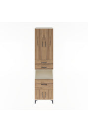 Hyperion Dolap 4 Raflı 3 Çekmeceli 4 Kapaklı 60x44x243 Aytaşı-Çam