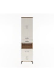 Hyperion Dolap 4 Raflı 3 Çekmeceli 4 Kapaklı 60x44x243 Çam-Aytaşı