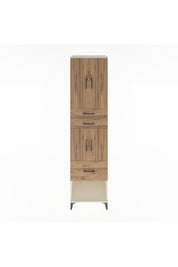 Hyperion Dolap 3 Raflı 3 Çekmeceli 4 Kapaklı 60x44x243 Aytaşı-Çam