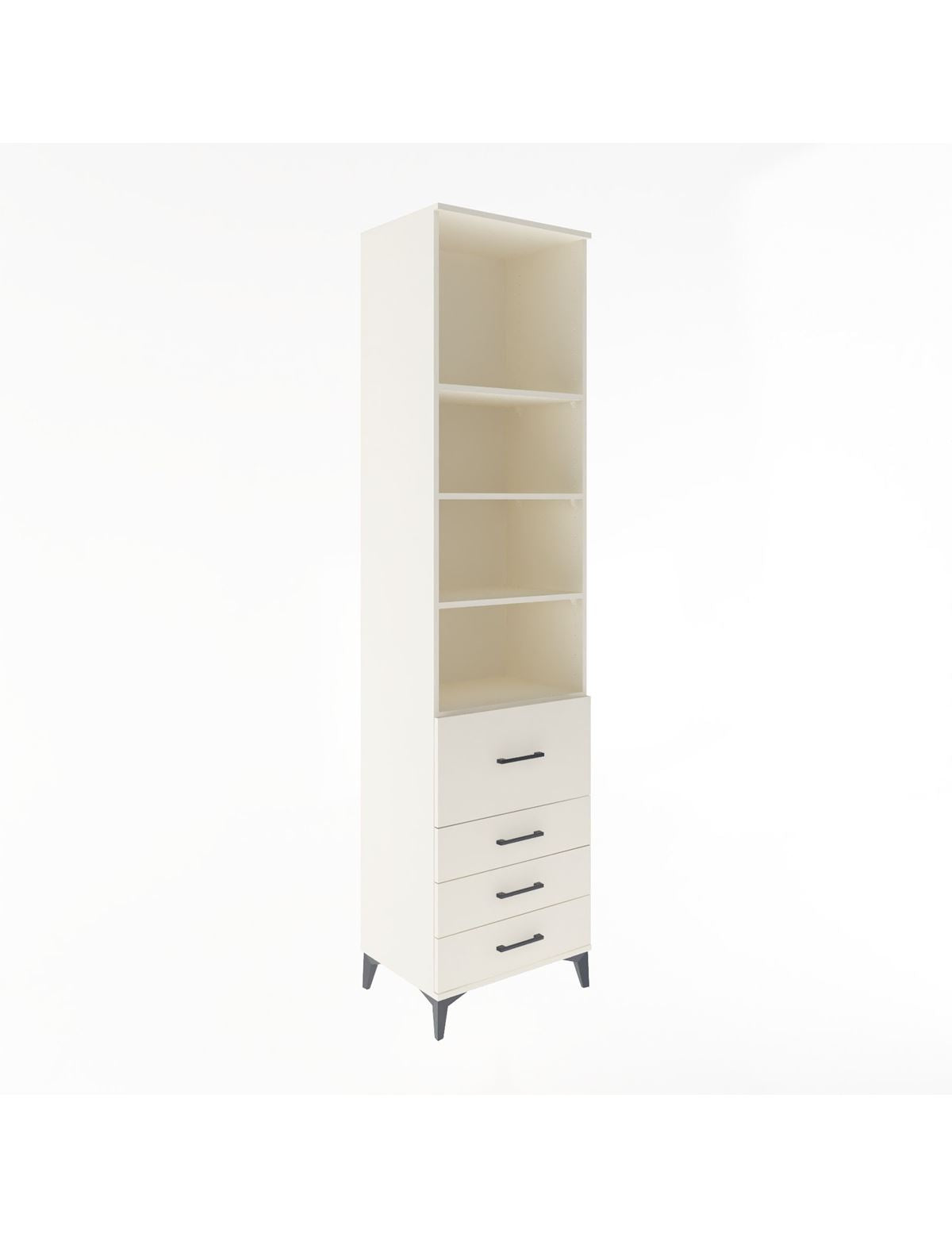 Hyperion Dolap 4 Raflı 4 Çekmeceli 60x44x243 Aytaşı-Aytaşı