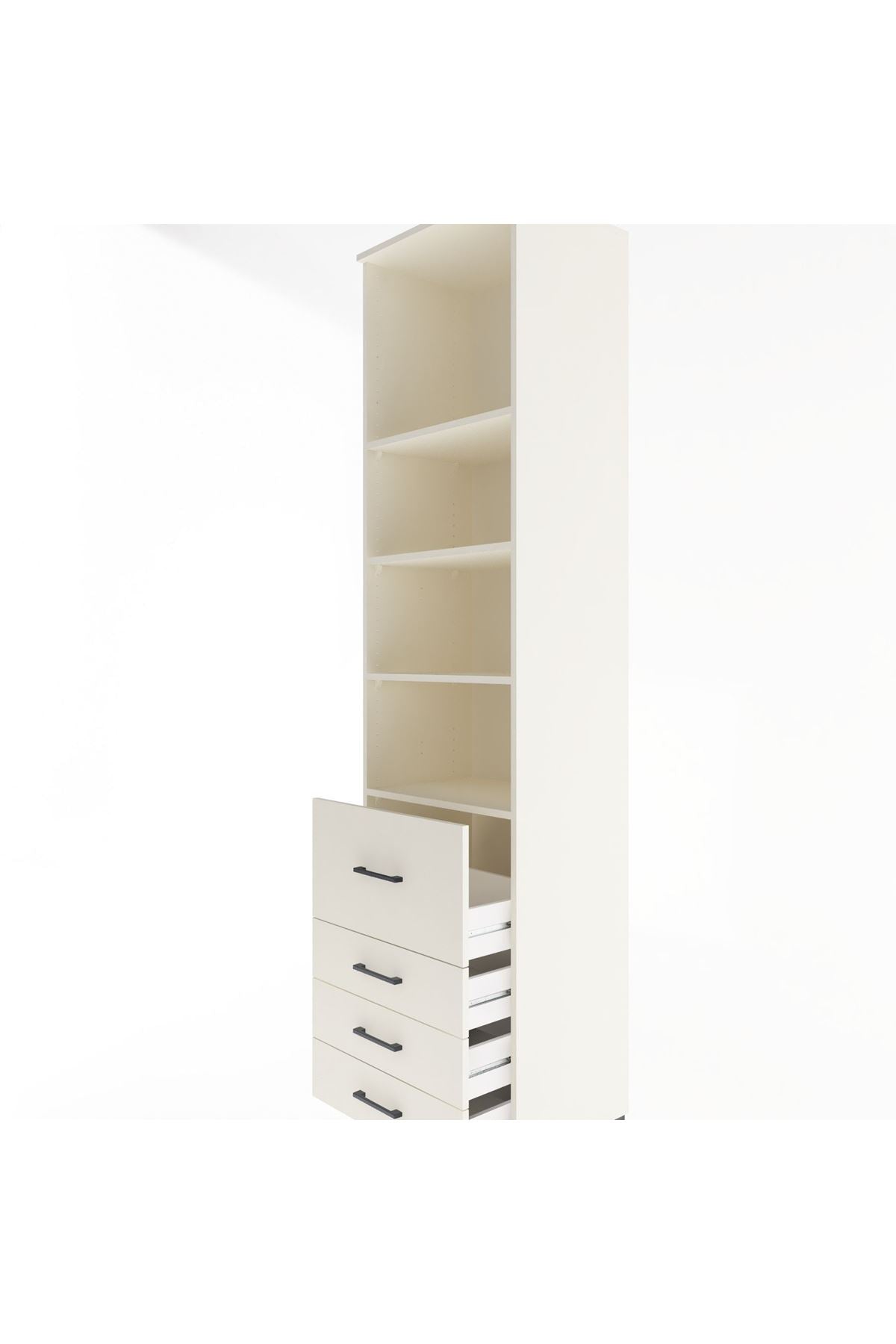 Hyperion Dolap 4 Raflı 4 Çekmeceli 60x44x243 Aytaşı-Aytaşı