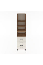 Hyperion Dolap 4 Raflı 4 Çekmeceli 60x44x243 Çam-Aytaşı