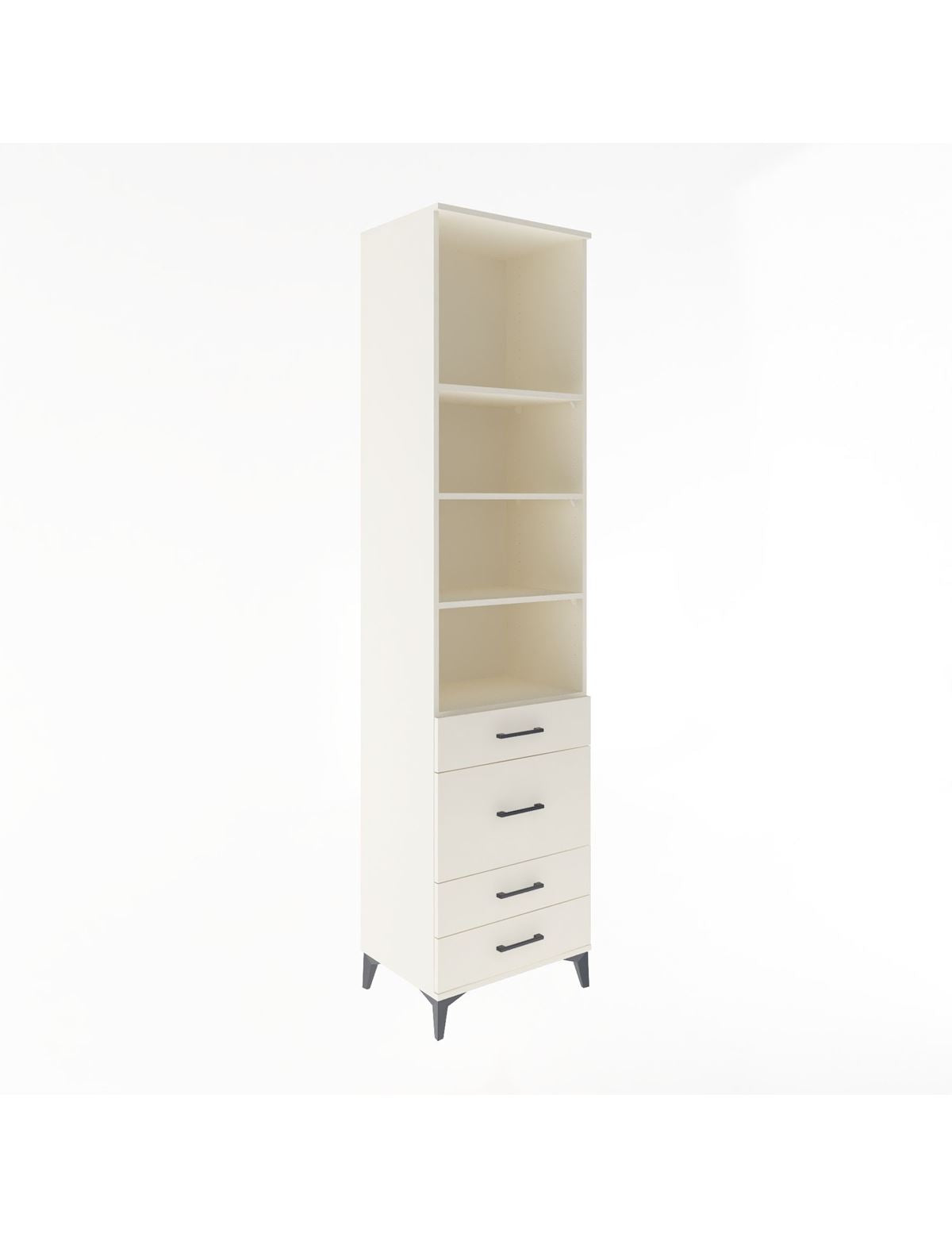 Hyperion Dolap 4 Raflı 4 Çekmeceli 60x44x243 Aytaşı-Aytaşı