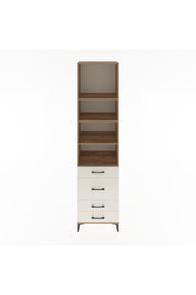 Hyperion Dolap 4 Raflı 4 Çekmeceli 60x44x243 Çam-Aytaşı