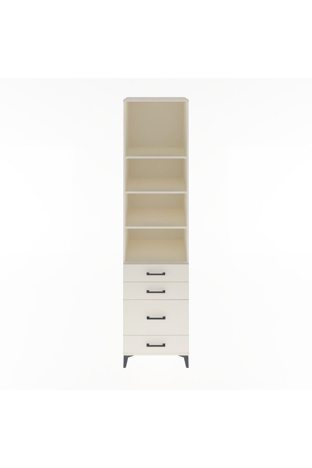 Hyperion Dolap 4 Raflı 4 Çekmeceli 60x44x243 Aytaşı-Aytaşı