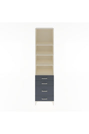 Hyperion Dolap 4 Raflı 4 Çekmeceli 60x44x243 Aytaşı-Antrasit