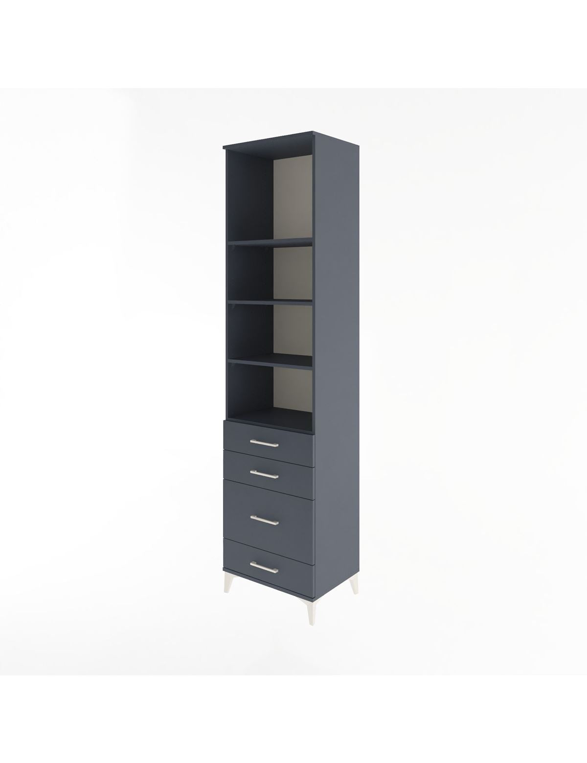 Hyperion Dolap 4 Raflı 4 Çekmeceli 60x44x243 - S65M024V5B