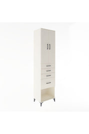 Hyperion Dolap 3 Raflı 4 Çekmeceli 2 Kapaklı 60x44x243 Aytaşı-Aytaşı